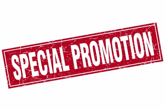 Special promotions